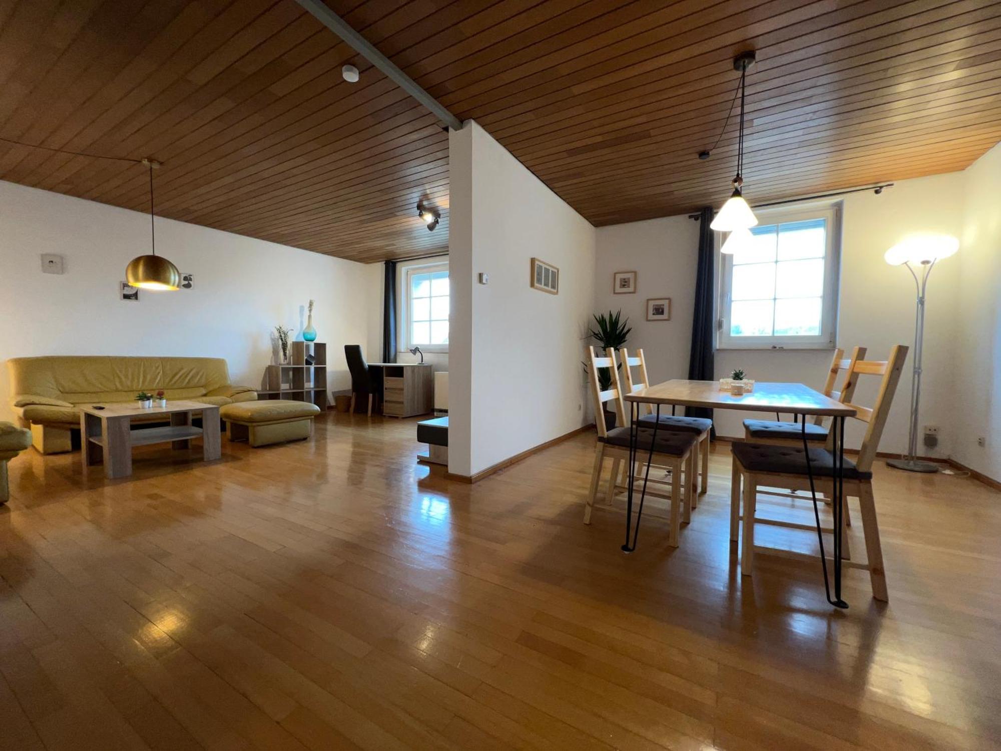 Uebernachten In Grosser Maisonette-Wohnung By Rabe Karlsruhe Dış mekan fotoğraf
